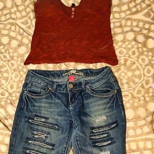 Almost famous size 7 jeans